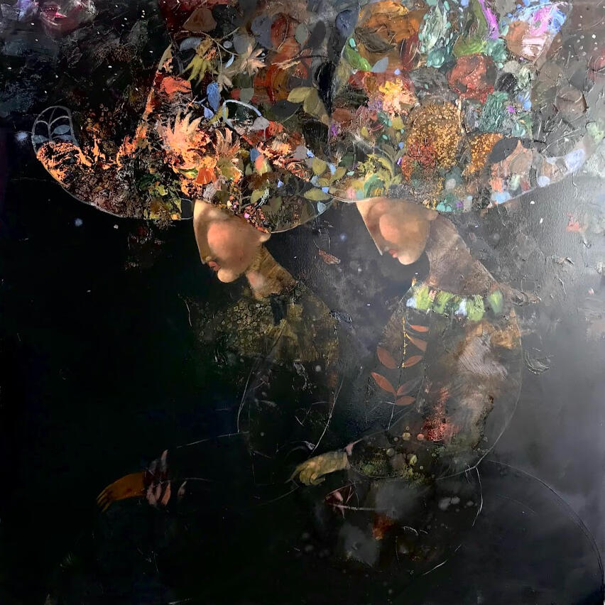 Pagan Images, 2022 Oil on canvas, 120 × 120 cm