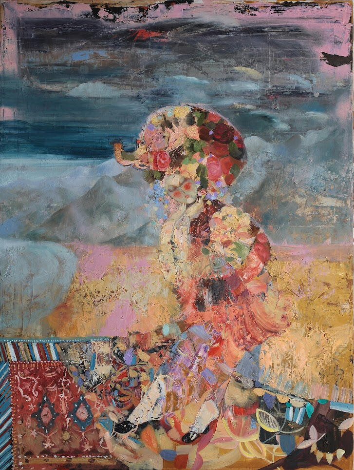 Solo 90x150 2023 Oil on Canvas