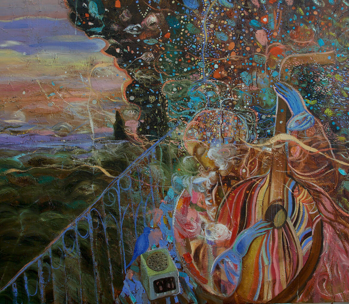 One Summer Evening, 2018 Oil on canvas, 150 × 140 cm