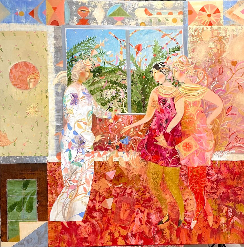 Magic Day, 2023 Oil on canvas, 130 × 130 cm