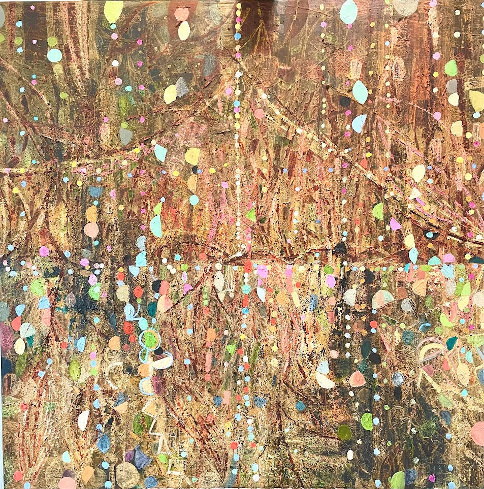 Evening Landscape, 2023 Oil on canvas, 120 × 120 cm