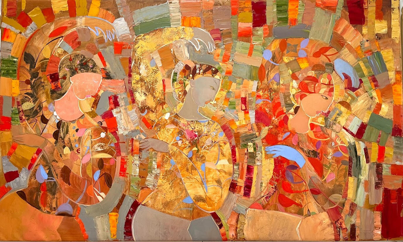 Dance, 2022 Oil on canvas, 120 × 200 cm